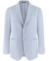 BOGGI - Jassen ,Blauw ,Wol Parma Jacket - Lyst