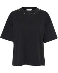 Karen By Simonsen - Meteorite tee top mit coolen details - Lyst