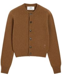 Ami Paris - Cashmere Ami De Coeur Cardigan - Lyst