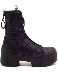 Vic Matié - Negro/morado roca anfibio botas - Lyst