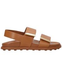 Tod's - Flat Sandals - Lyst