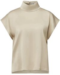 DRYKORN - Overhemden ,Bruin ,Satijn Alaria Blouse - Lyst