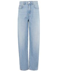 Marella - Hellblaue Jeans Barrel Stil - Lyst