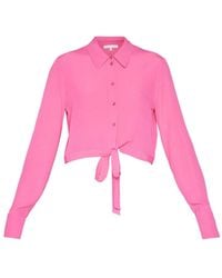 Patrizia Pepe - Dynamisches fuxia casual shirt - Lyst