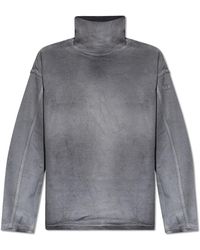 DIESEL - Reflektierender sweatshirt d-nlabelcol-s - Lyst