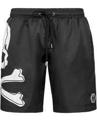 Philipp Plein - Swim Trunks Skull & Bones - Lyst