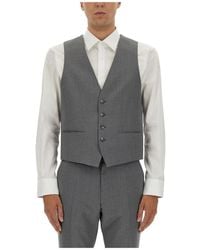BOSS - Slim-Fit Waistcoat - Lyst