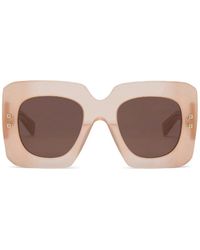 Balmain - Accessoires ,Roze ,B-Bold Zonnebril - Lyst