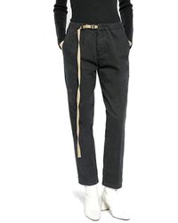 White Sand - Slim-Fit Trousers - Lyst