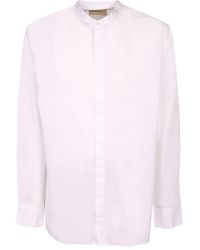 Officine Generale - Overhemden ,Wit ,Katoen Guito Shirt - Lyst