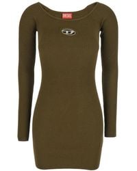 DIESEL - Knitted Dresses - Lyst