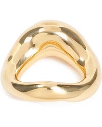 Jil Sander - Gold messing ring 715 - Lyst