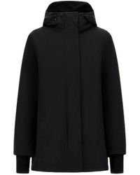 Herno - Jassen ,Zwart ,Leer Pi 002227D 9300 Donsjack - Lyst