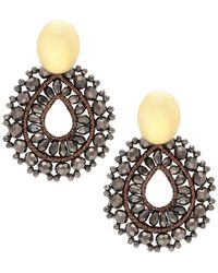 LOTT.gioielli - Ce Si Open Drop S Irr. Stones - Lyst