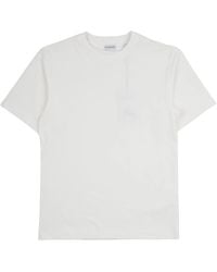 Burberry - Tops ,Wit ,Katoen Ryan Katoenen T-Shirt - Lyst