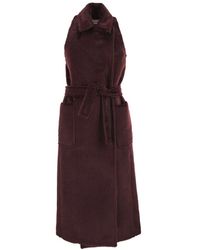 Max Mara - Jassen ,Rood ,Wol Abbozzi 1234 Coat - Lyst