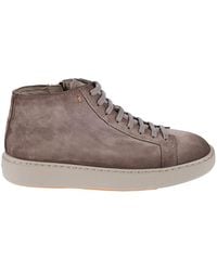 Santoni - Dump High Sneakers - Lyst