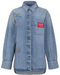 Closed - Chemise Oversized Shirt - Lyst