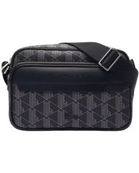 Lacoste - Reporter Pvc Monogram Tas Voor - Lyst
