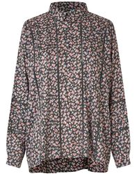 Lolly's Laundry - Overhemden ,Veelkleurig ,Katoen Zwart Gewassen Shirt Ls Model - Lyst