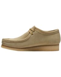 Clarks - Maple Wildleder Wallabee Sneakers - Lyst