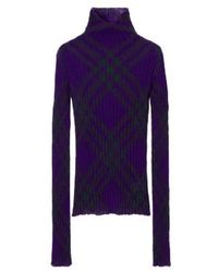 Burberry - Truien & Vesten ,Paars ,Stijlvolle Sweaters Collectie - Lyst