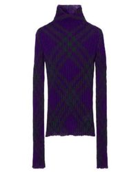 Burberry - Truien & Vesten ,Paars ,Stijlvolle Sweaters Collectie - Lyst
