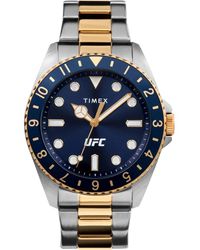 Timex - Accessoires ,Veelkleurig ,Analoge Roestvrijstalen Horloge Ufc Deput - Lyst