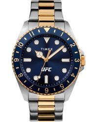 Timex - Accessoires ,Veelkleurig ,Analoge Roestvrijstalen Horloge Ufc Deput - Lyst