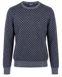 Drumohr - Razor Blade Crewneck Sweater - Lyst