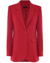 Kocca - Elegante einreiher-jacke, viskosemischung - Lyst
