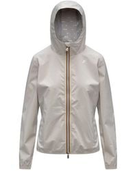 K-Way - Jassen ,Polyester Lil 2.0 Stretch Dot Jacket - Lyst