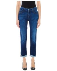 Liu Jo - Jeans ,Blauw ,Katoen Comfortabele Straight Leg Jeans - Lyst