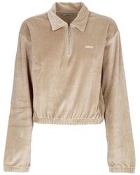 Obey - Chenille Sweatshirt Pullover Silbergrau - Lyst