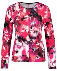 Taifun - Klassisches Rundhals Langarmshirt - Lyst