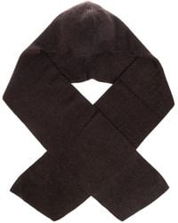 Gestuz - Accessoires ,Bruin ,Wol Gzalpha Hoodscarf - Lyst