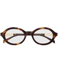 Gucci - Brille Gg2153 O 005 Braun/Transparent Frau - Lyst