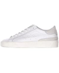 Date - Schoenen ,Wit ,Leer Sneakers - Lyst