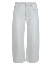Agolde - Jeans ,Blauw ,Wide Jeans - Lyst