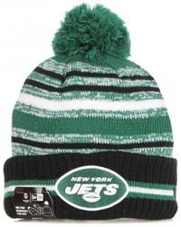 KTZ - Accessoires ,Groen ,Nfl Sport Knit Pom Pom Beanie - Lyst