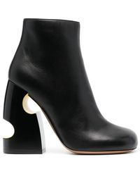 Off-White c/o Virgil Abloh - Off Pop Bulky Nappa Ankle Boot - Lyst