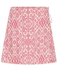 Ichi - Geranium Diamond Ikat Rock - Lyst