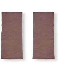 Cortana - Accessoires ,Roze ,Wol Roze Alpaca Merino Armwarmers - Lyst