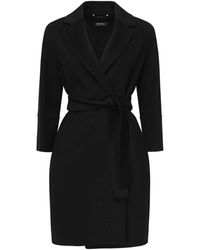 Max Mara - Korte Dubbele Wollen Jas - Lyst