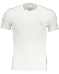 Guess - White Cotton T - Lyst