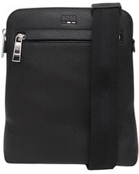 HUGO - Flache Messenger Bag - Lyst