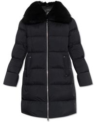 Moose Knuckles - Jassen ,Zwart ,Nylon Lange Donsjas Belle Dune - Lyst