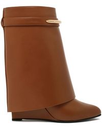 Givenchy - Shark Pinch Leder-Ankle Boots - Lyst