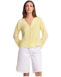 Kocca - Leichte Sommerbluse Mit Langen Ärmeln - Lyst