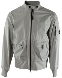C.P. Company - Pro-tek graue jacke - Lyst